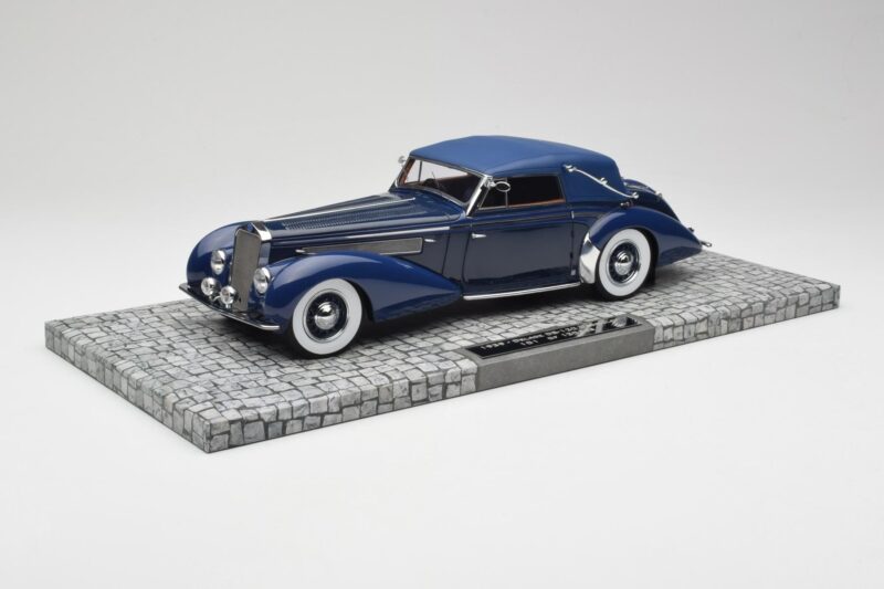 Delage D8-120 Cabriolet Two Tone Blau Minichamps 1:18 107115132 Resin