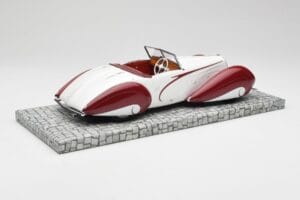 Delahaye Type 135 M Cabriolet Weiß Rot Minichamps 1:18 107116161 Resin — Bild 2 von 6