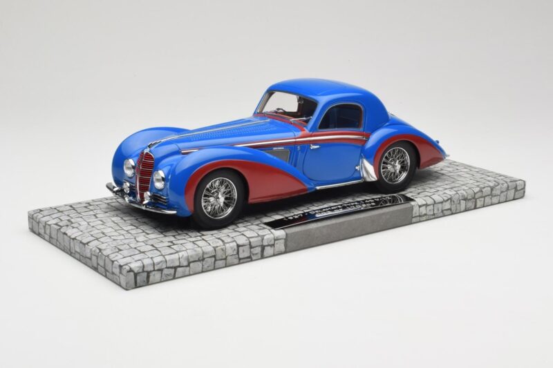 Delahaye Type 145 V12 Coupe Blau Rot Minichamps 1:18 107116121 Resin