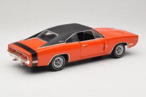 Dodge Charger R/T Orange & Schwarz American Muscle 1:18 39314 Druckguss — Bild 3 von 8