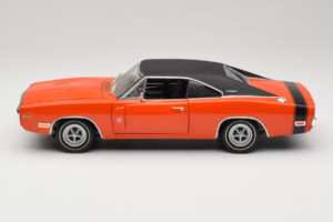 Dodge Charger R/T Orange & Schwarz American Muscle 1:18 39314 Druckguss — Bild 4 von 8