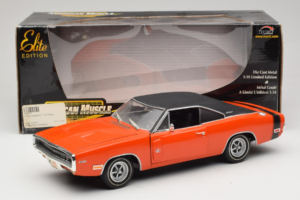 Dodge Charger R/T Orange & Schwarz American Muscle 1:18 39314 Druckguss — Bild 8 von 8