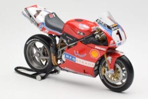 Ducati 998R WSB #1 T. Bayliss Ducati Infostrada 2002 Minichamps 1:12 122021201 Druckguss — Bild 4 von 6