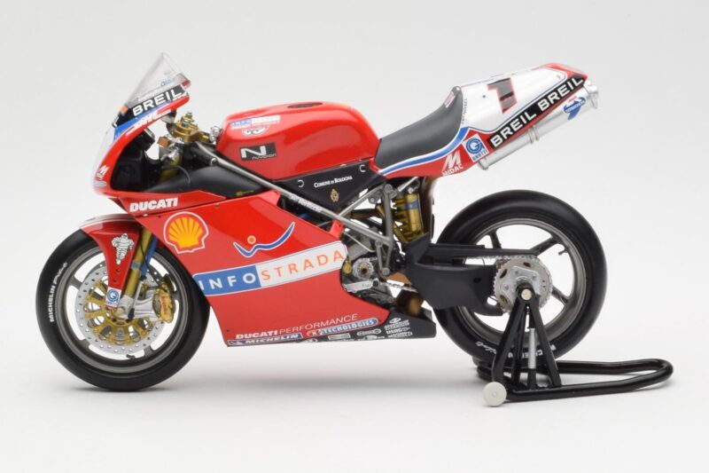 Ducati 998R WSB #1 T. Bayliss Ducati Infostrada 2002 Minichamps 1:12 122021201 Druckguss