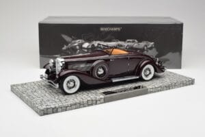 Duesenberg SJN Convertible Coupe Burgund Minichamps 1:18 107150331 Druckguss — Bild 2 von 6