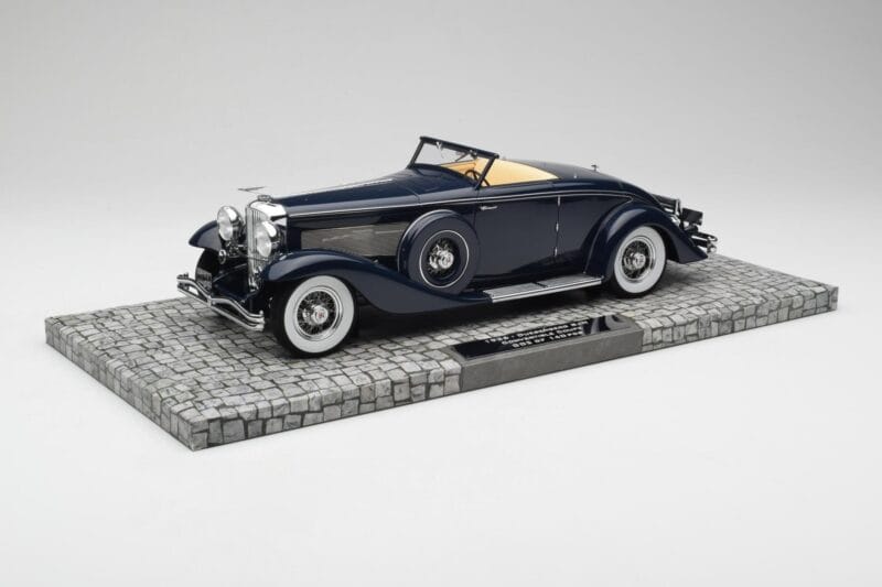 Duesenberg SJN Convertible Coupe Midnight Blue Minichamps 1:18 107150332 Druckguss