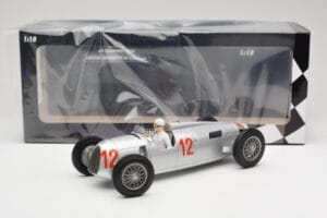 Auto Union Type C #12 H. Stuck Hungarian GP Budapest 1936 Minichamps 1:18 155361012 Druckguss — Bild 6 von 6