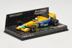 Benetton B191B Ford #20 M. Brundle Early Season F1 1992 Minichamps 1:43 400920120 Druckguss — Bild 2 von 5