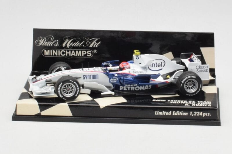 BMW Sauber F1.08 #4 R. Kubica Showcar 2008 Minichamps 1:43 400080084 Druckguss