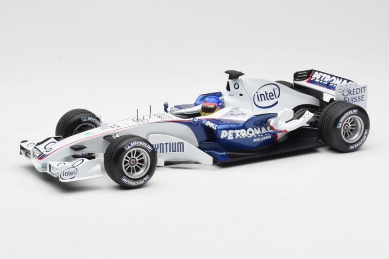 BMW Sauber F1.06 #17 J. Villeneuve F1 2006 Minichamps 1:18 100060017 Druckguss