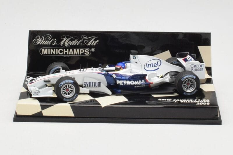 BMW Sauber F1.06 #11 J. Villeneuve F1 2006 Minichamps 1:43 400060017 Druckguss