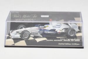 BMW Sauber F1.06 #16 N. Heidfeld Brazilian GP 2006 Minichamps 1:43 400060316 Druckguss — Bild 5 von 5