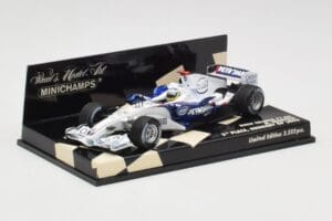 BMW Sauber F1.06 #10 N. Heidfeld Hungarian GP 3rd Place 2006 Minichamps 1:43 400060116 Druckguss — Bild 2 von 5