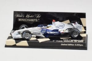 BMW Sauber F1.06 #10 N. Heidfeld Hungarian GP 3rd Place 2006 Minichamps 1:43 400060116 Druckguss