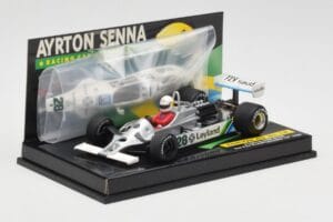 Brabham BMW BT52B A. Senna Test Car Paul Ricard 14 November 1983 Minichamps 1:43 540834399 Druckguss — Bild 2 von 5