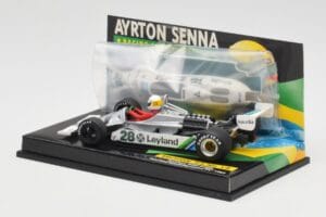 Brabham BMW BT52B A. Senna Test Car Paul Ricard 14 November 1983 Minichamps 1:43 540834399 Druckguss — Bild 3 von 5