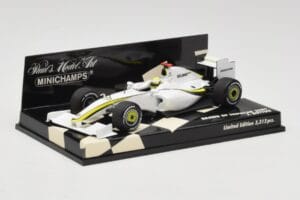Brawn GP Mercedes BGP001 #22 J. Button Showcar 2009 Minichamps 1:43 400090092 Druckguss — Bild 2 von 5
