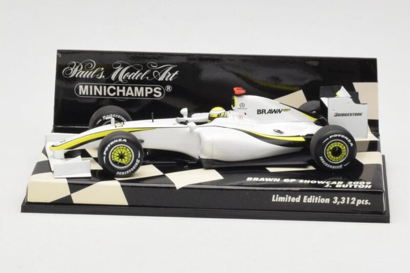 Brawn GP Mercedes BGP001 #22 J. Button Showcar 2009 Minichamps 1:43 400090092 Druckguss