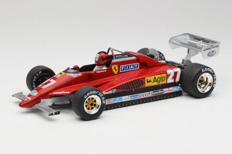 Ferrari 126C2 #27 G. Villeneuve GP Belgium 1982 MCG 1:18 MCG18629F Druckguss
