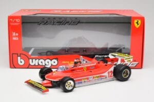 Ferrari 312T4 #12 G. Villeneuve South African Grand Prix 1979 Bburago 1:18 18-16814 Druckguss — Bild 6 von 6