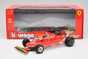 Ferrari 312T4 #12 G. Villeneuve United States Grand Prix East Winner 1979 Bburago 1:18 18-16814-18-01546 Druckguss — Bild 6 von 6