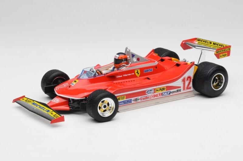 Ferrari 312T4 #12 G. Villeneuve United States Grand Prix East Winner 1979 Bburago 1:18 18-16814-18-01546 Druckguss