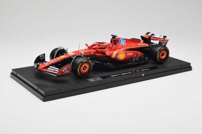 Ferrari SF-24 #16 C. Leclerc Emilia Romagna Grand Prix 2024 Bburago 1:18 18-16821-L-IMOLA-SHOWCASE Druckguss