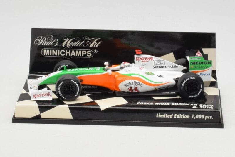 Force India Mercedes VJM02 #20 A. Sutil Showcar 2009 Minichamps 1:43 400090090 Druckguss