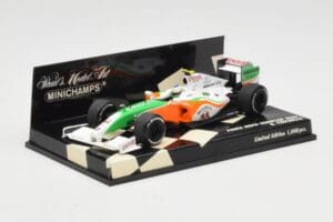 Force India Mercedes VJM02 #21 G. Fisichella Showcar 2009 Minichamps 1:43 400090091 Druckguss — Bild 2 von 5