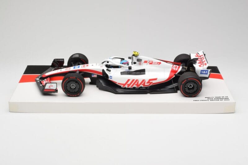 Haas VF-22 #47 M. Schumacher British GP Points 2022 Minichamps 1:18 147221047 Druckguss