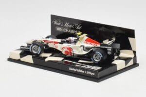 Honda RA106 A. Davidson Test Driver F1 2006 Minichamps 1:43 400060036 Druckguss — Bild 3 von 5