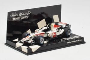 Honda RA106 #12 J. Button Hungarian GP Winner F1 2006 Minichamps 1:43 400060112 Druckguss — Bild 2 von 5