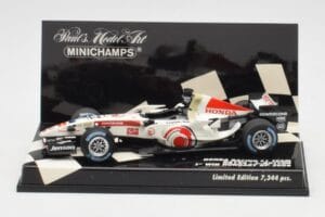 Honda RA106 #12 J. Button Hungarian GP Winner F1 2006 Minichamps 1:43 400060112 Druckguss