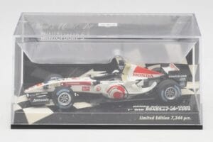 Honda RA106 #12 J. Button Hungarian GP Winner F1 2006 Minichamps 1:43 400060112 Druckguss — Bild 5 von 5