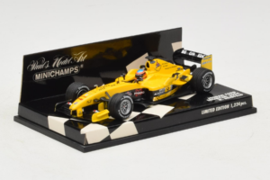 Jordan EJ14 Ford #18 N. Heidfeld Jordan Ford F1 Team Showcar 2004 Minichamps 1:43 400040088 Druckguss — Bild 2 von 5