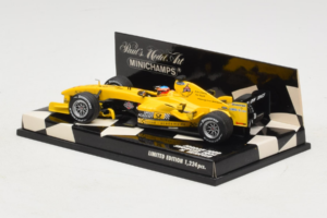 Jordan EJ14 Ford #18 N. Heidfeld Jordan Ford F1 Team Showcar 2004 Minichamps 1:43 400040088 Druckguss — Bild 3 von 5