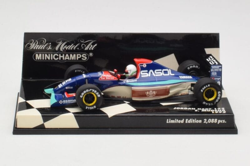 Jordan Hart 192 #32 S. Modena Race Car 1992 Minichamps 1:43 400920032 Druckguss
