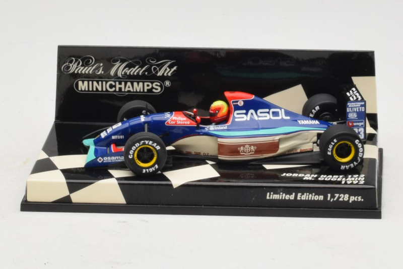 Jordan 192 Yamaha M. Gugelmin F1 1992 Minichamps 1:43 400920033 Druckguss