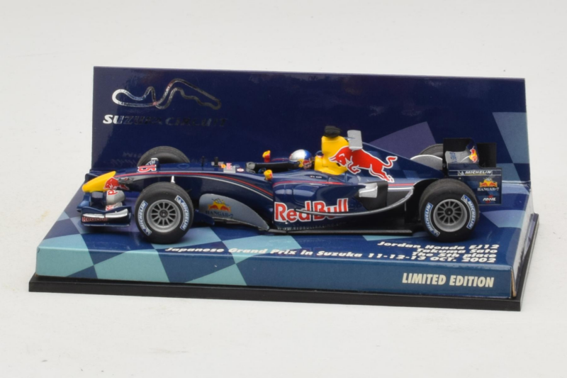 Jordan EJ12 Honda T. Sato F1 2002 Minichamps 1:43 403020110 Druckguss