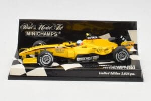 Jordan EJ15 Toyota R. Doornbos Test Driver F1 2005 Minichamps 1:43 400050039 Druckguss