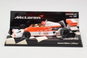 McLaren Ford M26 B. Giacomelli British GP 1978 Minichamps 1:43 530784333 Druckguss
