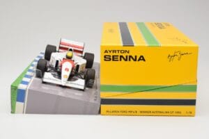 McLaren Ford MP4/8 #8 A. Senna Winner Australian GP 1993 Minichamps 1:18 543933838 Druckguss — Bild 6 von 7