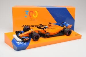 McLaren MCL33 #14 F. Alonso Canadian Grand Prix 300th Start 2018 Minichamps 1:18 533184014 Druckguss — Bild 6 von 6