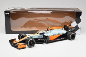 McLaren MCL35M #4 L. Norris Monaco GP 2021 Minichamps 1:18 530212404 Druckguss — Bild 6 von 7