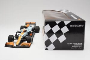 McLaren MCL35M #4 L. Norris Monaco GP 2021 Minichamps 1:18 530212404 Druckguss — Bild 7 von 7