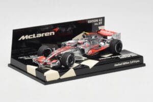 McLaren Mercedes MP4-23 #23 H. Kovalainen Showcar 2008 Minichamps 1:43 530084393 Druckguss — Bild 2 von 5