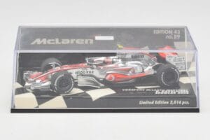McLaren Mercedes MP4-23 #23 H. Kovalainen Showcar 2008 Minichamps 1:43 530084393 Druckguss — Bild 5 von 5