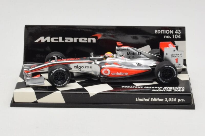 McLaren Mercedes MP4-24 #1 L. Hamilton Showcar 2009 Minichamps 1:43 530094371 Druckguss
