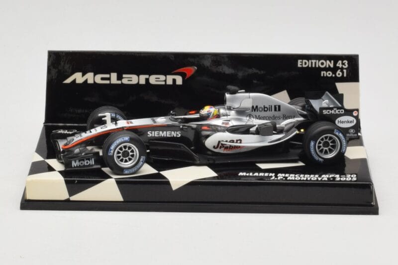 McLaren Mercedes MP4-20 #10 J-P. Montoya Race Car 2005 Minichamps 1:43 530054310 Druckguss