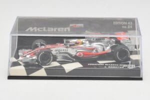 McLaren Mercedes MP4-22 #2 L. Hamilton Race Car 2007 Minichamps 1:43 530074302 Druckguss — Bild 5 von 5